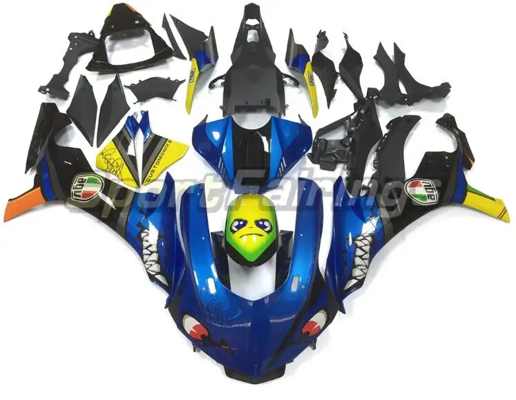 

Custom Motorcycle New ABS whole Fairings kit Fit for YAMAHA YZF-R1 R1 2015 2016 2017 2018 2019 15 16 17 18 19 cool shark