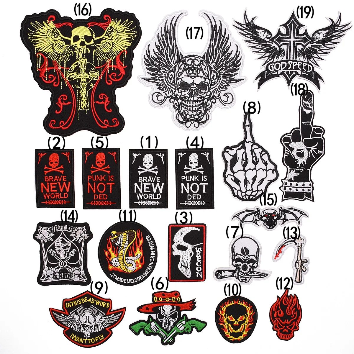 Новинка Лидер продаж модная крутая нашивка с вышивкой аксессуары для одежды и