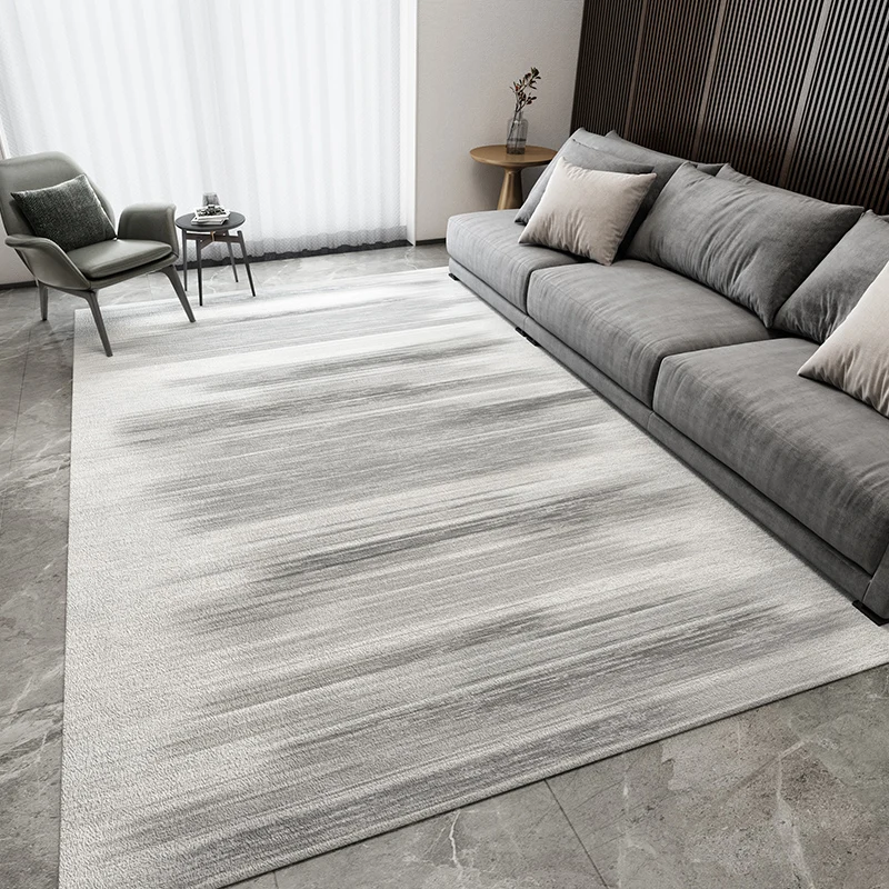

Modern minimalist living room carpet tea table blanket premium gray ins wind Nordic light luxury sofa bedroom home mat