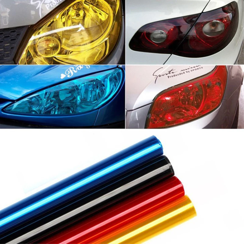 

Car Headlight Color Film High Quality Durable Car Exterior Accessories Car Body Film 60*30cm