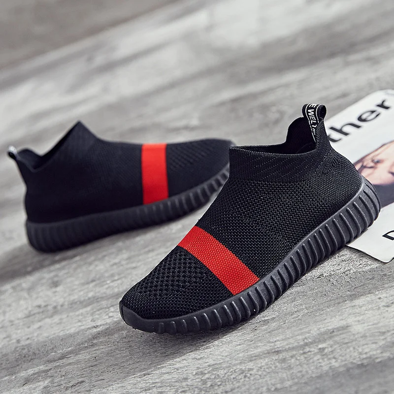 

2021 Women's Fitness Yoga Shoes Comprehensive Training Shoes Knitted Socks Sports Shoes Flat Casual Walking Shoes