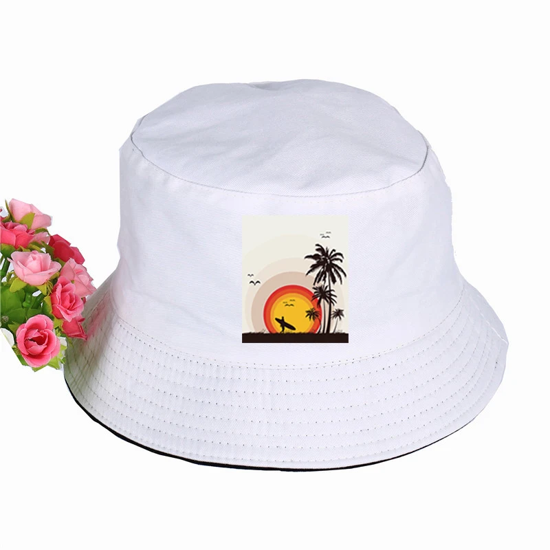 Панама с принтом для идеальной погоды шапка высокого качества Летняя Спортивная