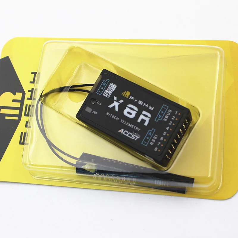 100% Новый оригинальный FrSky X8R 2 4G приемник 8/16CH для Taranis X9D PLUS PCB антенна X7 X12S D16