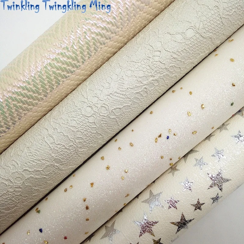 Белое кружевное платье из блестящей кожи на платформе звезды блеск с принтом