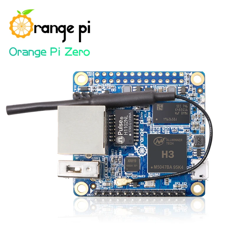 Orange Pi Zero 512 Мб H3 + белый чехол источник питания OTG одноплатный компьютер с открытым
