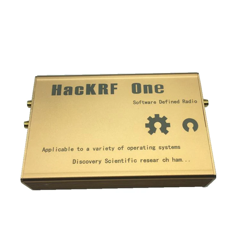 Бесплатная доставка Золотой чехол HackRF One SDR программно определяемое радио 1 МГц до