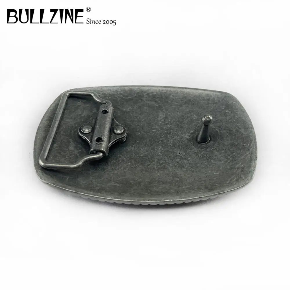 В Bullzine крест с черепами пряжки ремня оловянной отделкой FP-02751 подходит для детей