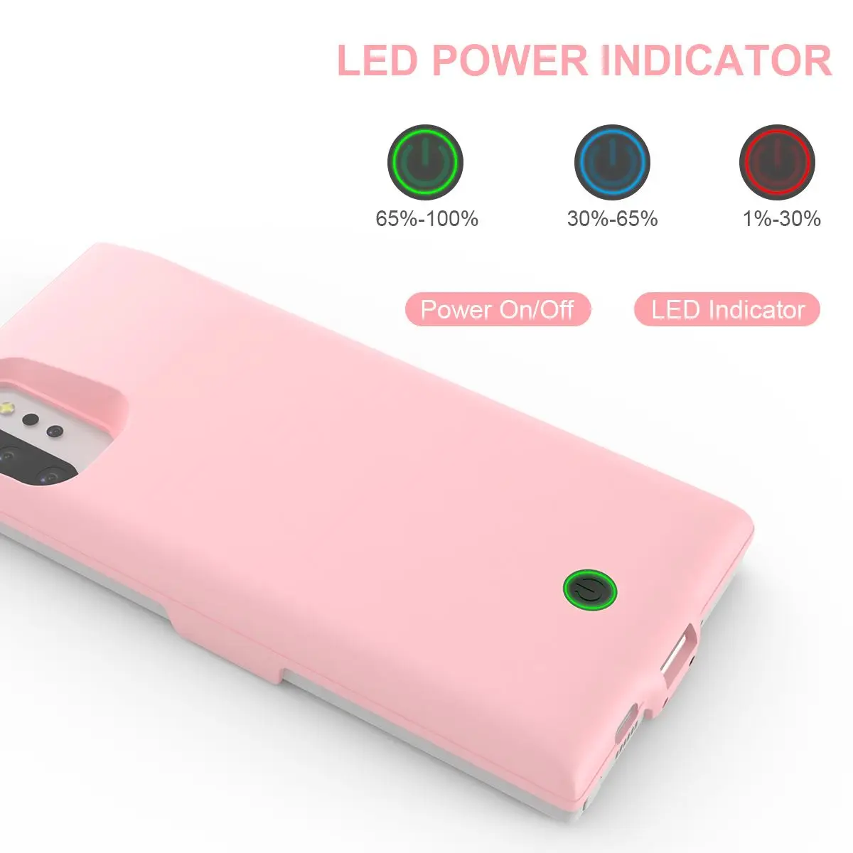 Для samsung Galaxy Note 10 Plus 7000 мАч зарядное устройство чехол внешнее резервное power Bank
