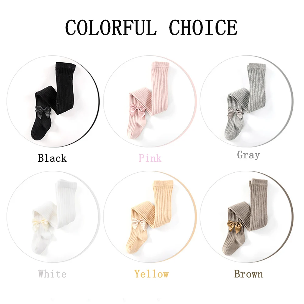 2019 г. Колготки для малышей на осень и зиму детские чулки в рубчик девочек