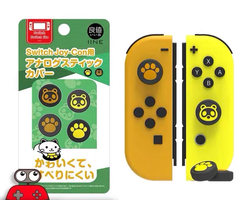 YX-02Y36 новые силиконовые перекрещивающиеся животные Joycon Gap для Nintend Switch Cap 4