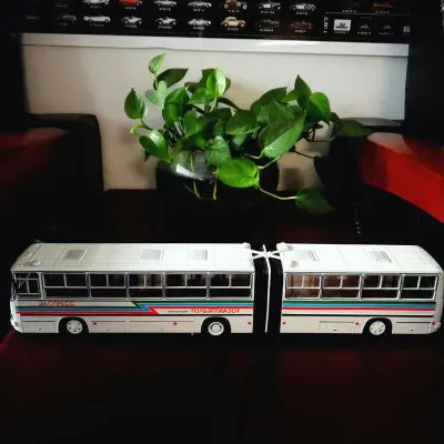 1:43 русский автобус IKarus-280.33m Icarus Двойная модель автобуса, модель автомобиля, подарок, ограниченная серия