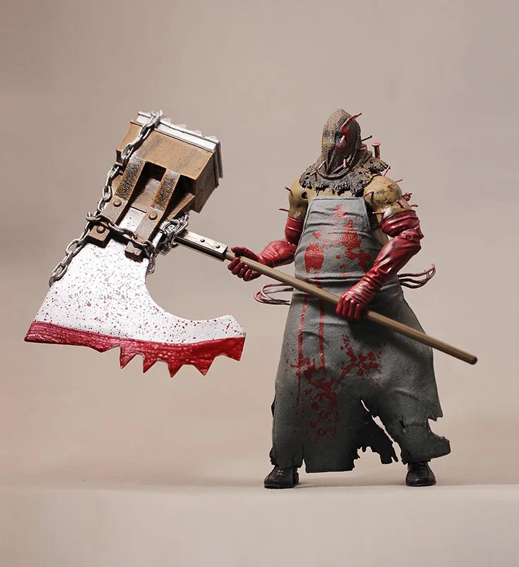 01 20 см NECA игра зомби Мясник ПВХ фигурка игрушки топор палач зомби Мясник фигурка украшения модель игрушки для ребенка подарок - Цвет: 01