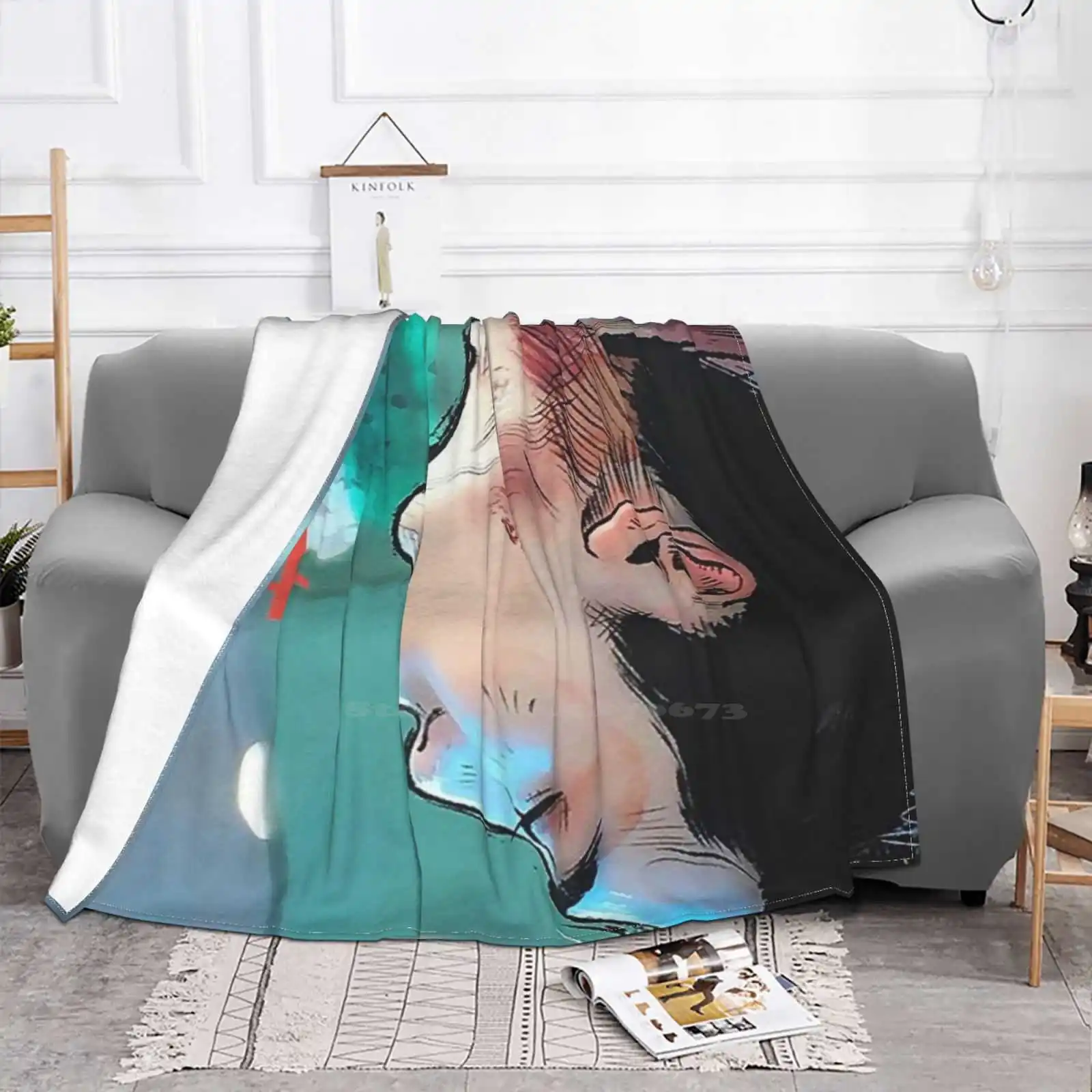 W Корейская Драма Креативный дизайн удобное фланелевое одеяло Мальчики над