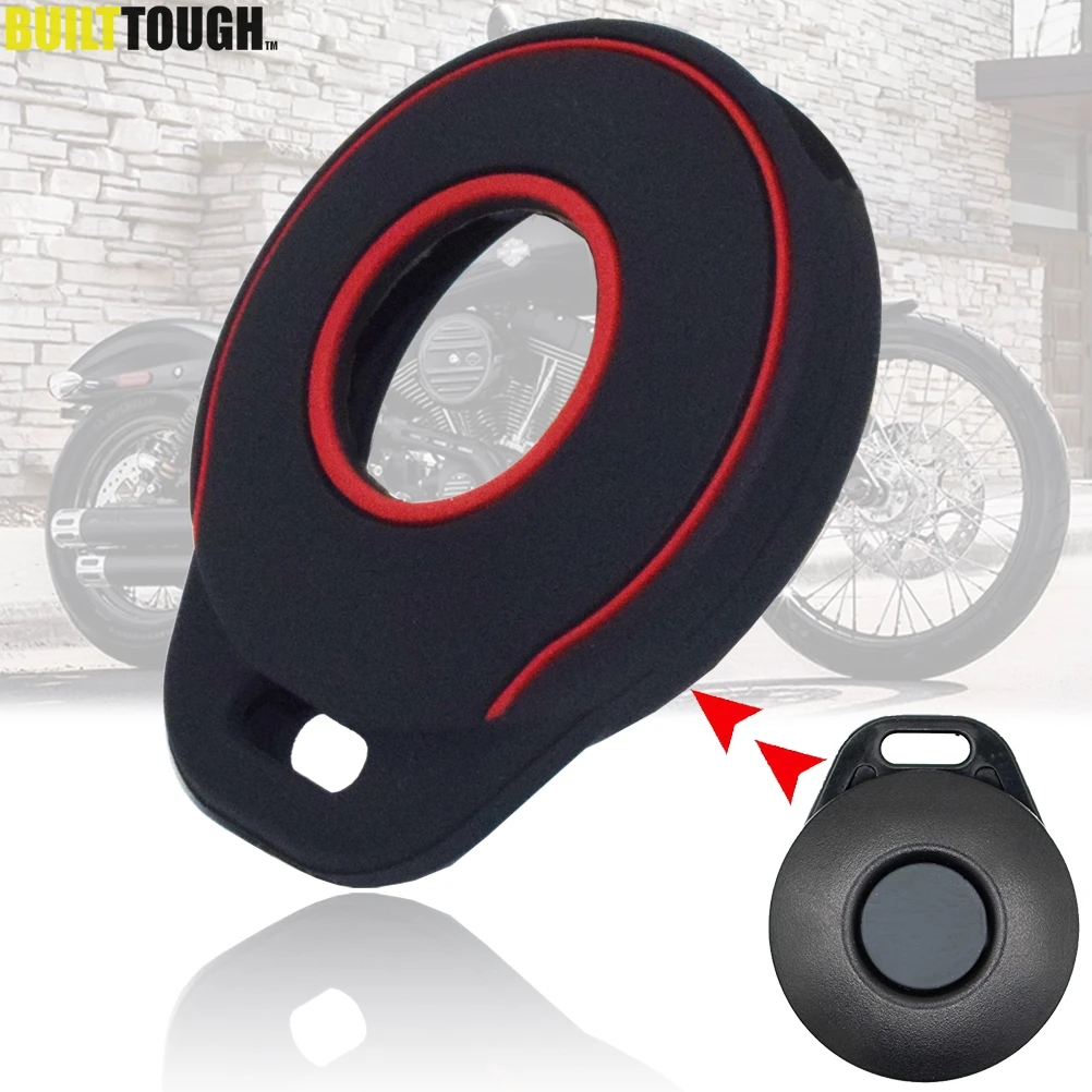 

Silicone Car Key Shell Cover Case Fob Skin Holder For Harley Davidson Softail Sportster VRSC Touring Motorcycle Replacemen