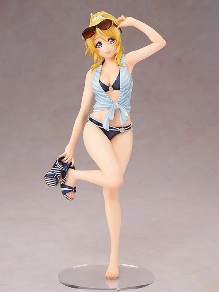 Аниме LoveLive! Купальник Eli Ayase Ver. Экшн-фигурка из ПВХ 23 см фигурки сексуальной