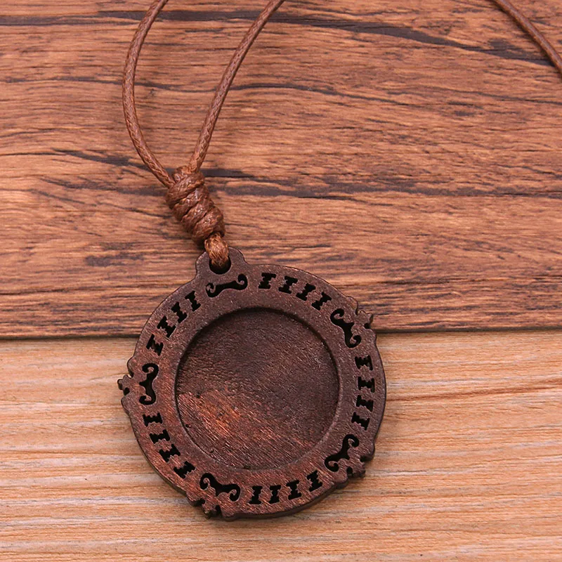 2 шт. 25/30 мм внутренняя Размеры дерево Кабошон Настройки пустая Камея основа