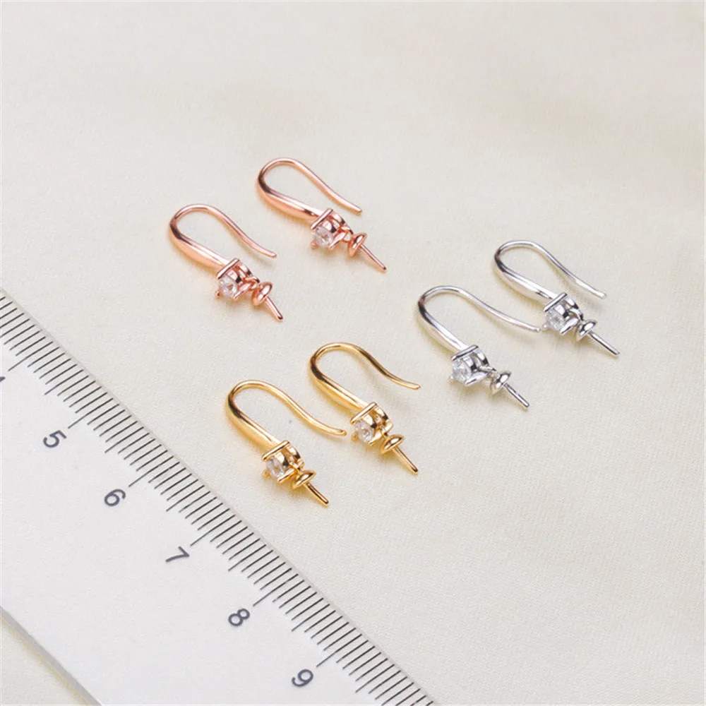 Перламутровые серьги модные настройки сережек фурнитура для ювелирных изделий