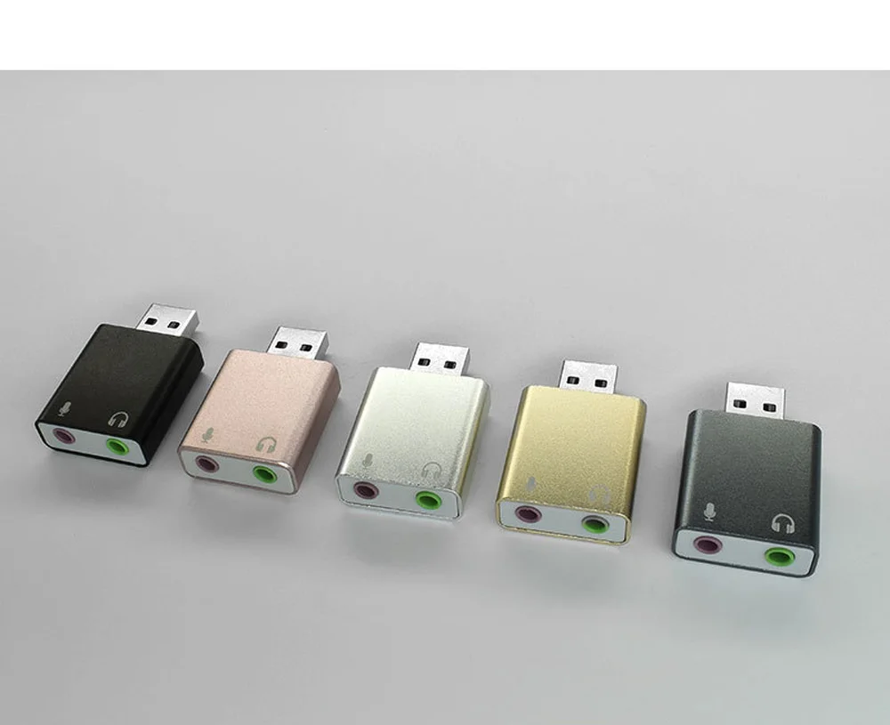 Внешний USB 7,1 адаптер звуковой карты USB аудио карта 3D стерео джек 3,5 мм ухо микрофона карта для интернет-ощущений прямая трансляция