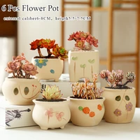painting flower pots succulent pots plant garden plain ceramic pots planter outdoor garden