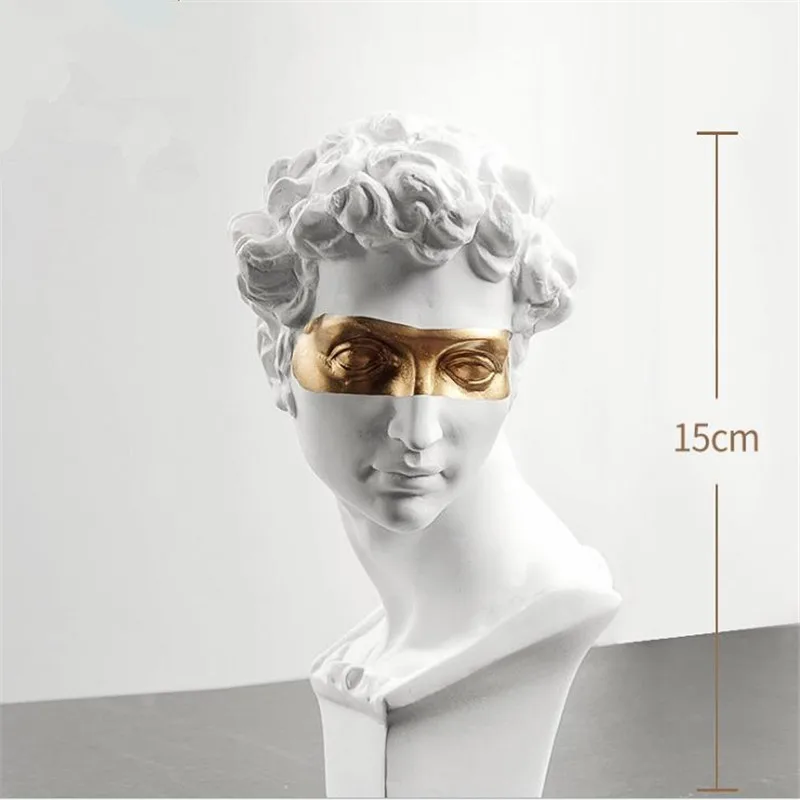 Абстрактный персонаж скульптура из смолы европейская статуя Дэвида аксессуары