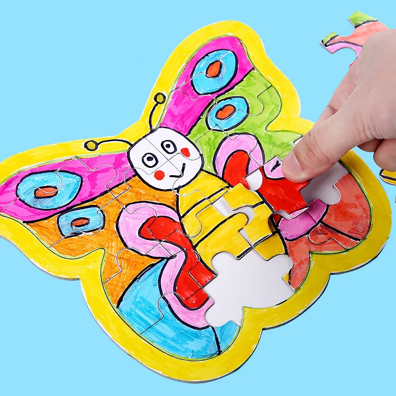 Детская доска для рисования сделай сам пазл детские игрушки забавные