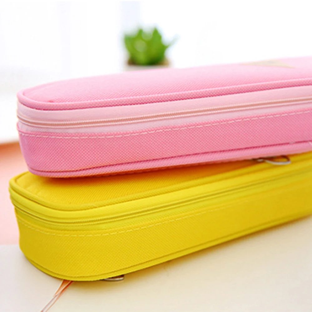 Чехол для карандашей вместительная сумка ручек из ткани Оксфорд Прочный чехол