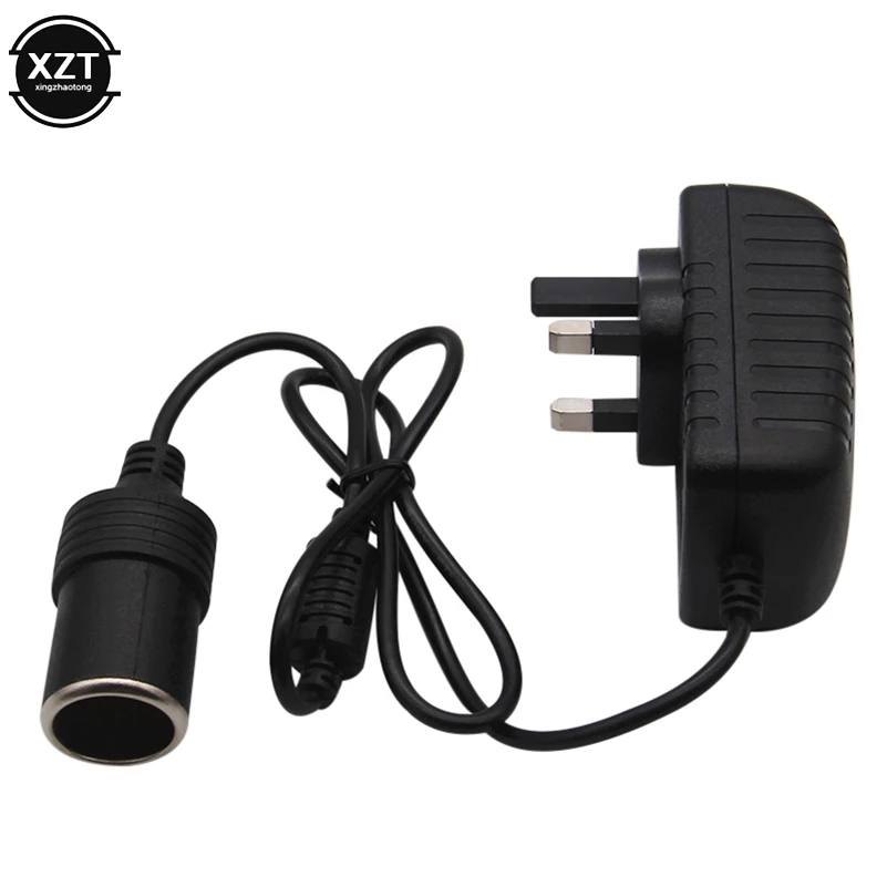 

220V to 12V 2A for Car Cigarette Lighter Power Adapter Socket 220V to 12V 600ma Charger Converter Home Parts US/EU/UK
