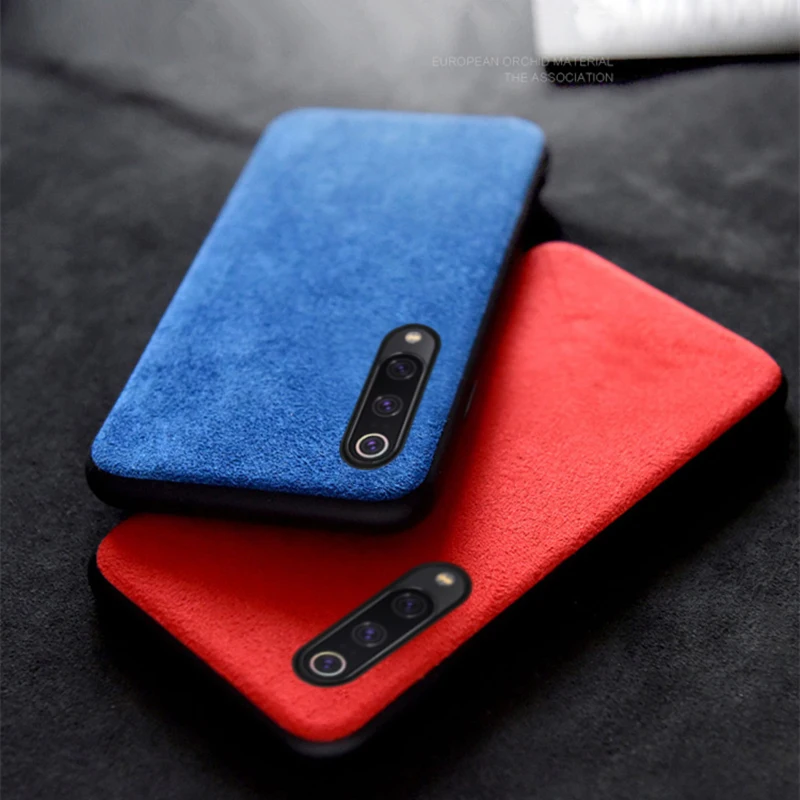 Чехол для телефона Xiaomi Redmi Note 7 8 Pro 7A Mi 9 lite SE 9T A3 Y3 Pocophone F1 замшевый кожаный чехол K20