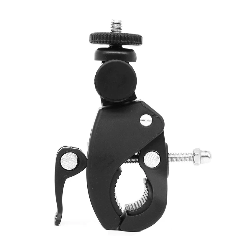 Bike Bicycle Motorcycle Handlebar Clamp Mount Tripod Adapter Mount For GoPro Hero 10 9 8 7 6 5 OSMO Action Insta360 One R X X2