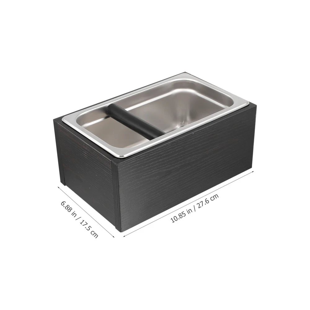 

Coffee Knock Box Detachable Espresso Dump Bin Practical Coffee Powder Dustbin