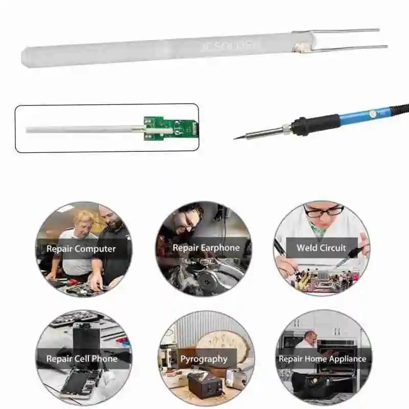

Adjustable Temperature Electric Soldering Iron Heater Internal 80W Ceramic 220V 60W 110V Heating For Solder Element I7Y2