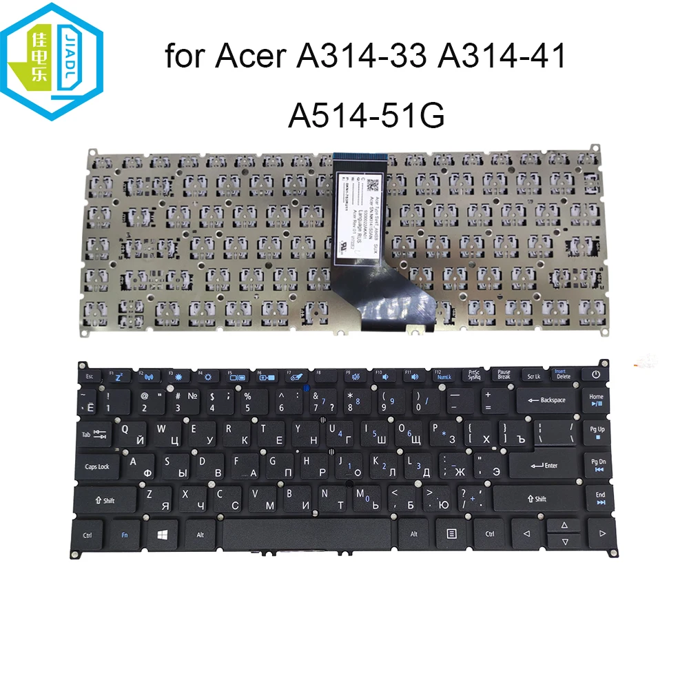 

New RU Russian laptop keyboard pc replacement keyboards for Acer Aspire 3 A314-33 A314-41 A514-51G A514-51KG TMP40-51 SV4T-A84SB
