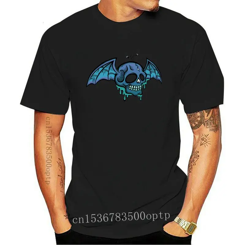 

2020 funny tee cute Bat Skull t shirts men cotton tops cool t shirt summer Men's Basic Short Sleeve T-Shirt