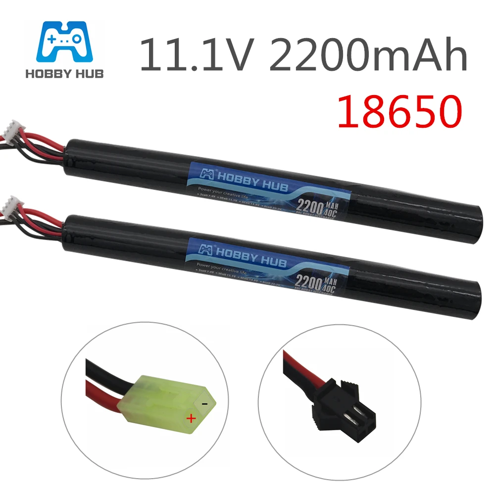 1/2/3 шт. аккумуляторная батарея 11 1 В 2200 мАч 18650 40C | Электроника