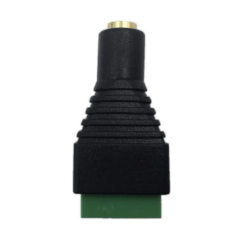 2 упаковки 3 5 мм стерео аудио видео Женский к винтовым клеммам переходник для