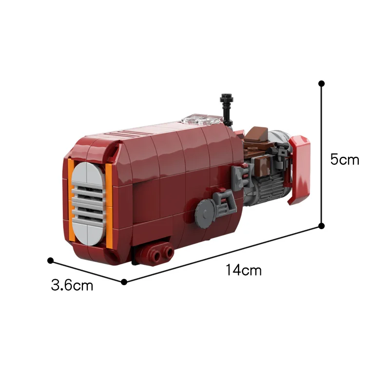 

Star Series Rey's-Speeder Model Building Blocks Bricks Diy Toys Star Space Christmas Gift For Kids Boys