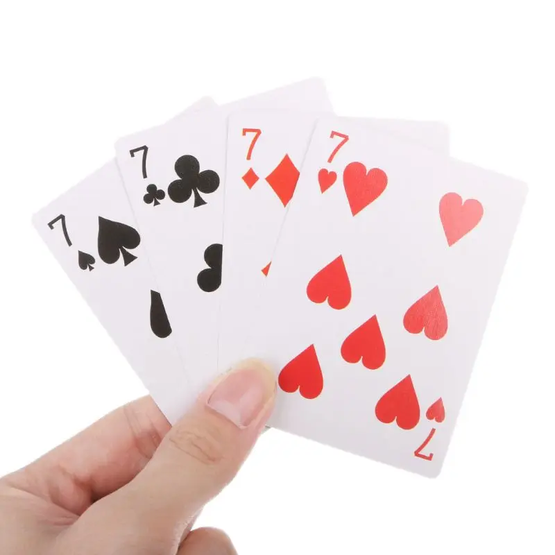 

4 Cards 7 To 2 Transformer Magic Tricks Magic Props Close Up Magic Toy Kids Toy