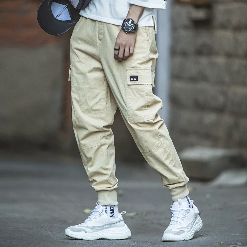 cargo pants men hip hop joggers men's Casual fashion Sweatpants harem tactical 2020 spring new TJWLKJ | Мужская одежда