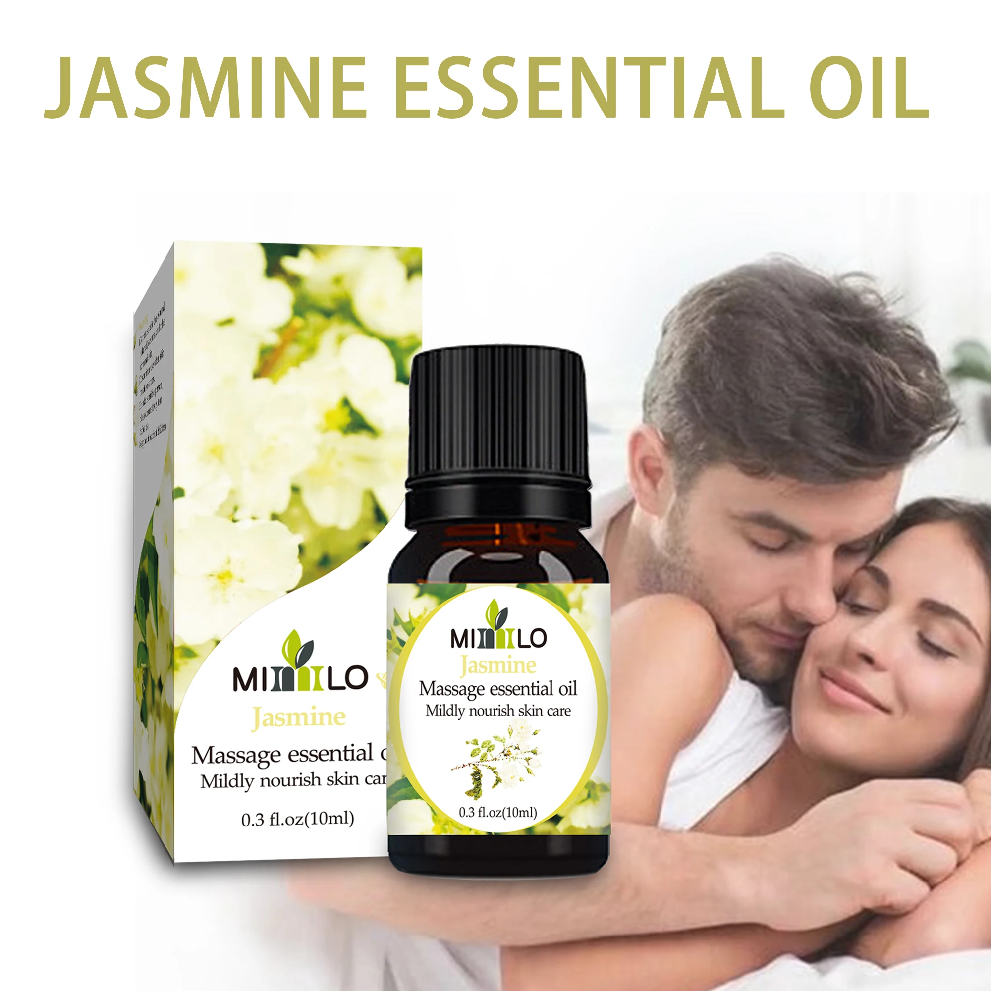 100% натуральное жасминовое эфирное масло работает как афродизиак благотворно