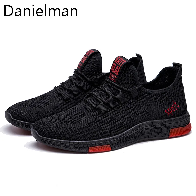 Danielman Men Casual Breathable Outdoor Work Shoes Tennis Lace Up Mesh Puncture Proof Boots Comfortable Sneakers for | Обувь