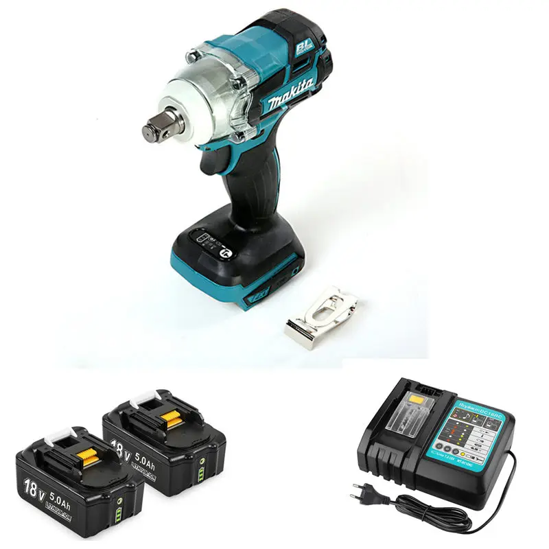 

Makita DTW285 with Replace for BL1850B 5.0Ah 18V battery and charger DC18RC