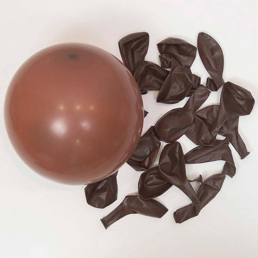 123 шт./компл. кофейно коричневые воздушные шары из латекса для дня рождения