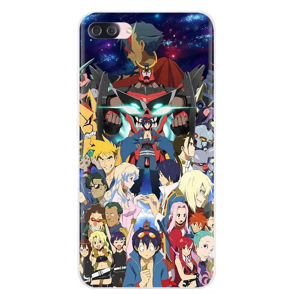 Силиконовый чехол для смартфона с аниме Tengen toppa gurren lagann Motorola Moto G G2 G3 X4 E4 E5 G5 G5S G6 Z Z2 Z3