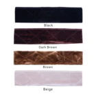 Гибкий бархатный парик с захватом шарф Удобная головная Повязка регулируемый Fastern парик бежевый, темно-коричневый, коричневый, черный