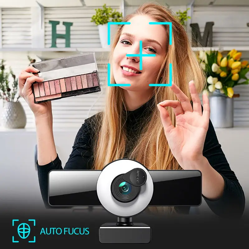 

4K Webcam 2K Full HD Web Camera For PC Computer Laptop USB Web Cam With Microphone Autofocu WebCamera For Youtube Live Broadcast