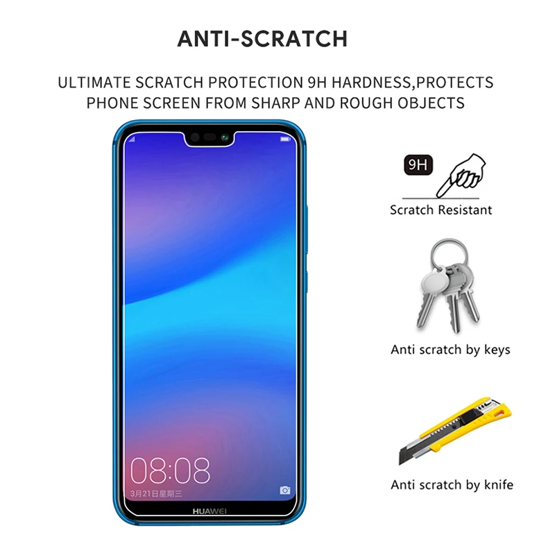 Защита экрана для Huawei P20 Lite P10 Plus P6 P7 закаленное стекло P8 2017 Pro защитное на P9 Light |