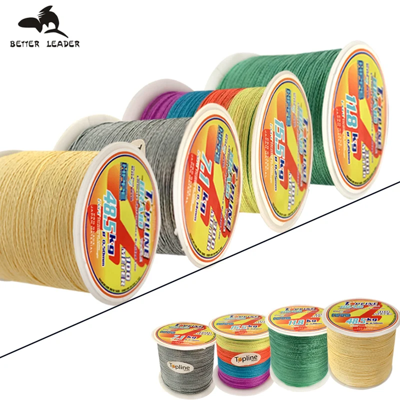 

ORJD 4 Strands Japan PE Braided Fishing Line Carp Fishing Wire 100M 300M MultiColor Multifilament Lines for Fishing