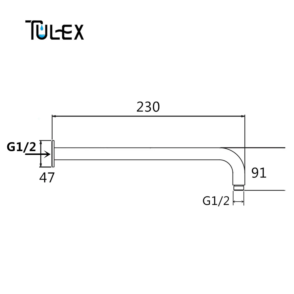 TULEX сменная насадка для душа фиксированное Крепление G1/2' семь функций полированная хромированная насадка для душа одиночная головка