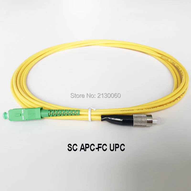 5 шт. 9/125 2 0 ММ LC SC FC ST APC UPC Одномодовый симплексный оптоволоконный патч корд 3 м