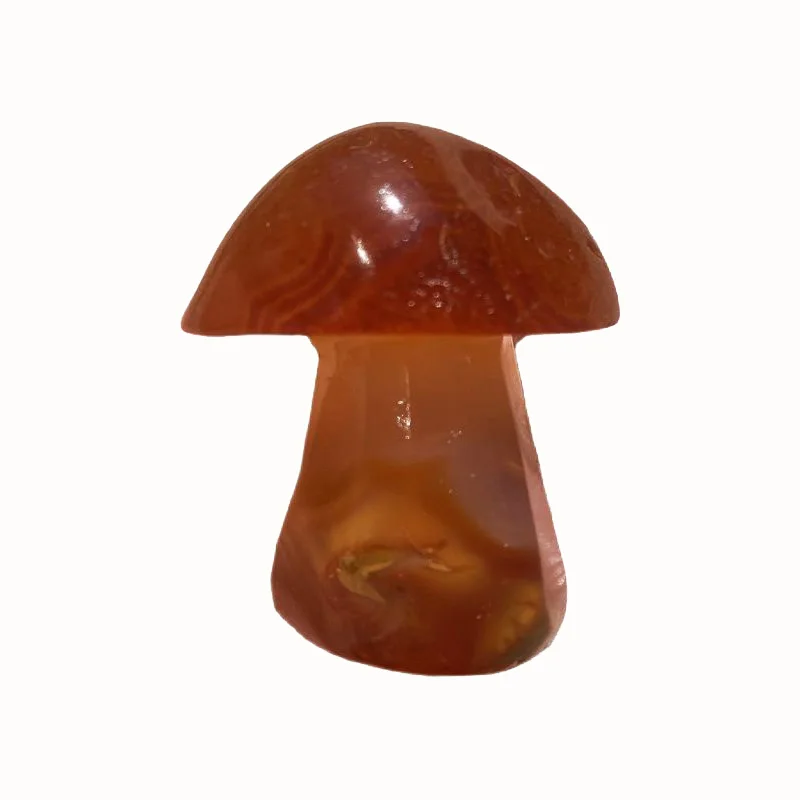 

Натуральный агат ручная резьба грибы Сердолик хрустальный камень для украшения подарка 1 шт.